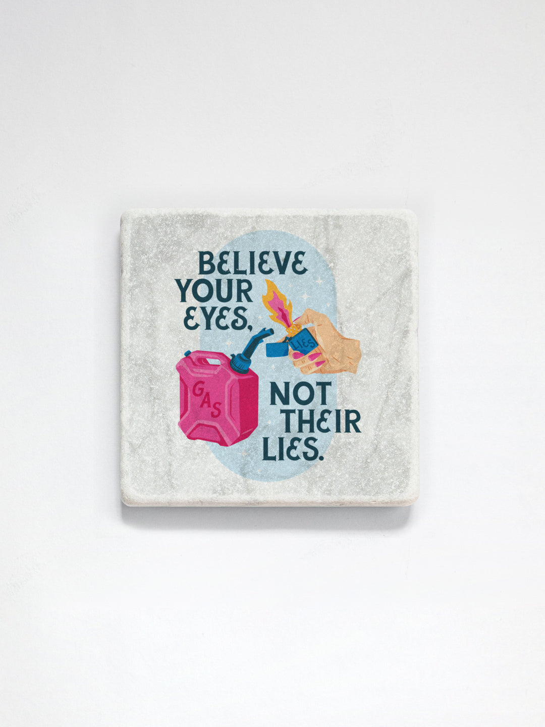 Protest Art, Individual Marble Coaster