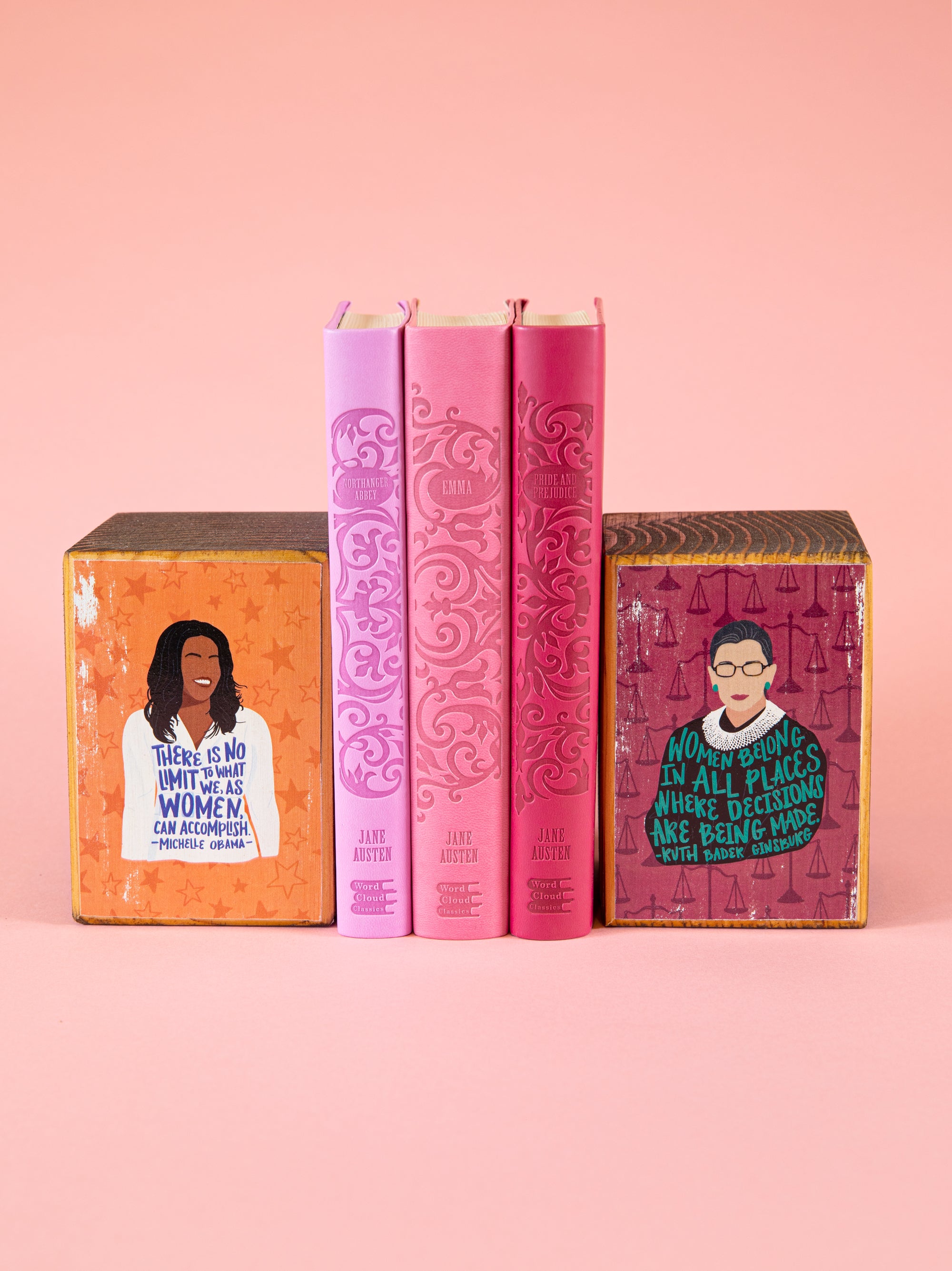 Quotes by Iconic Women Bookend Set of 2