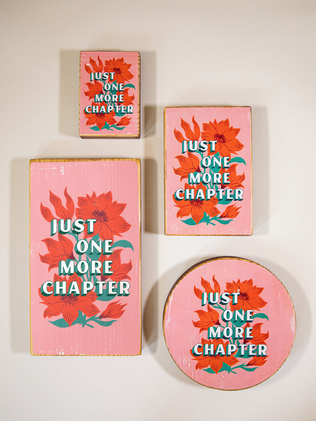Just One More Chapter Wood Wall Art