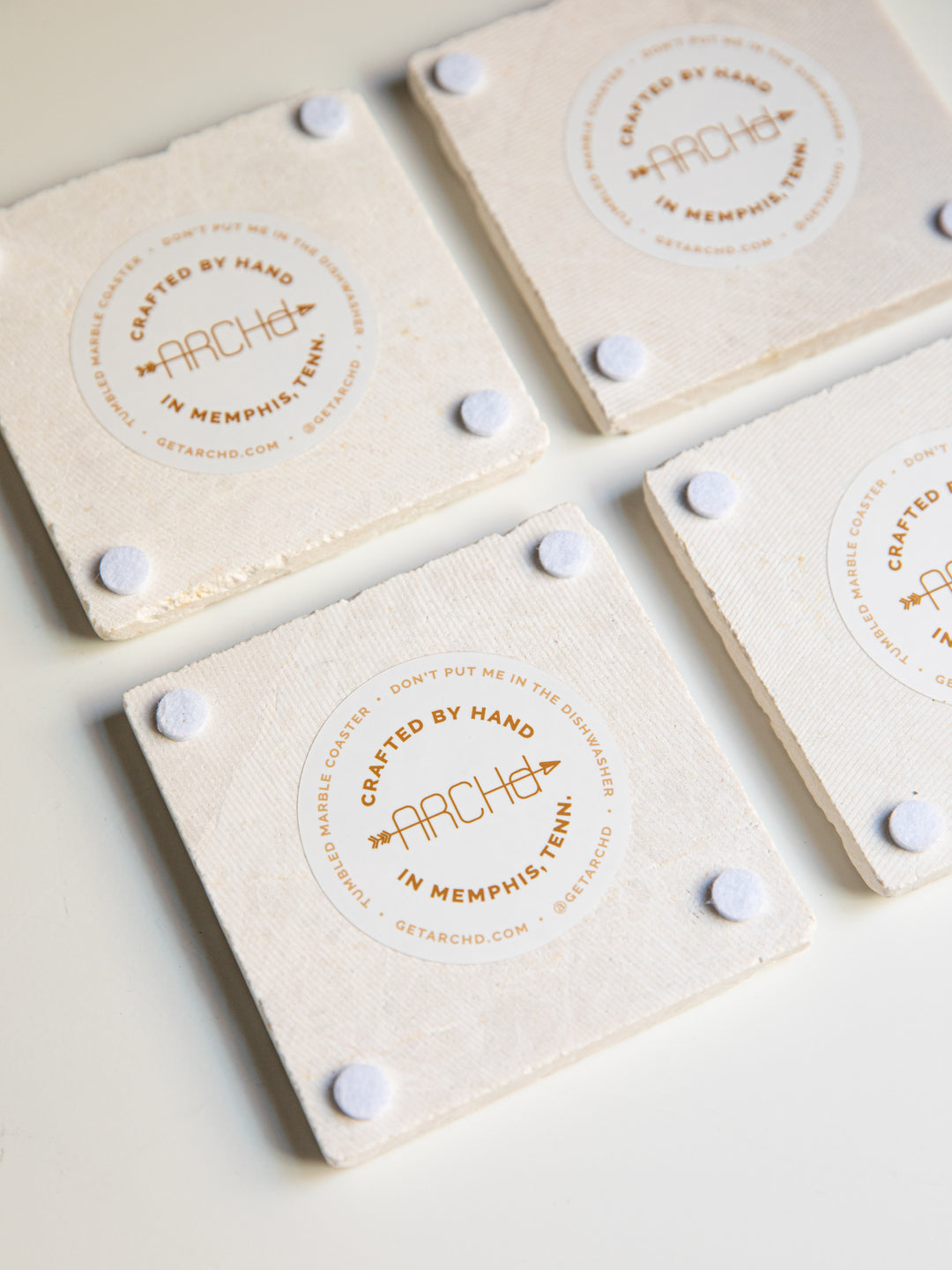 Book Lover Sayings - Bookish Marble Coaster Set of 4
