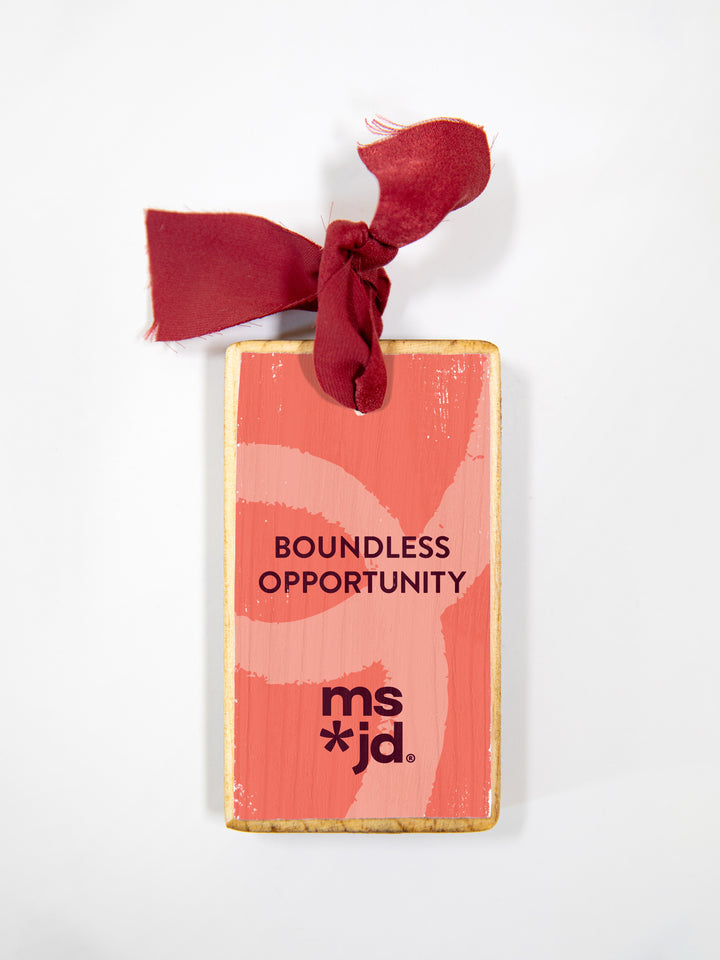 Ms. JD Motivational Sayings Wood Ornament