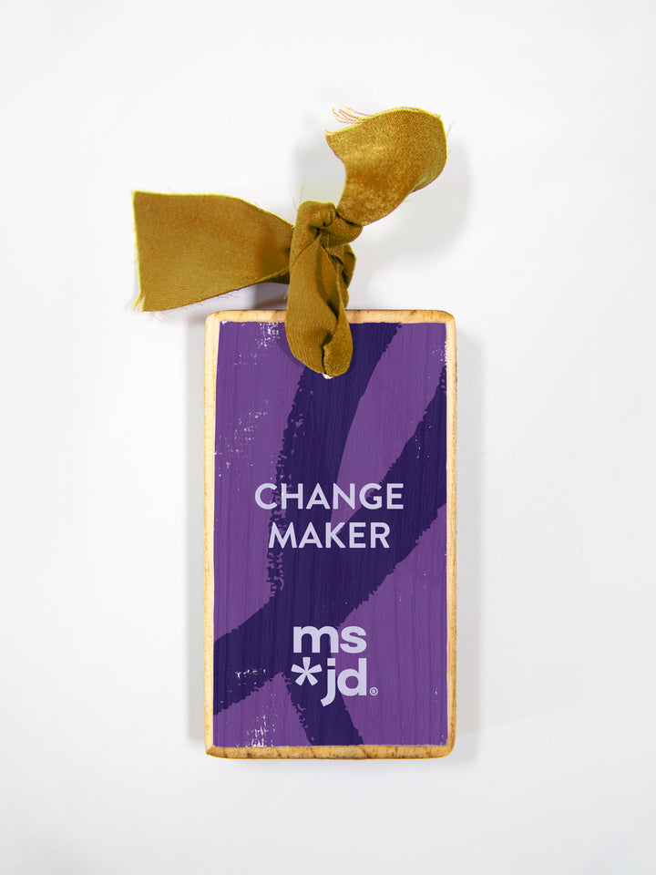 Ms. JD Motivational Sayings Wood Ornament
