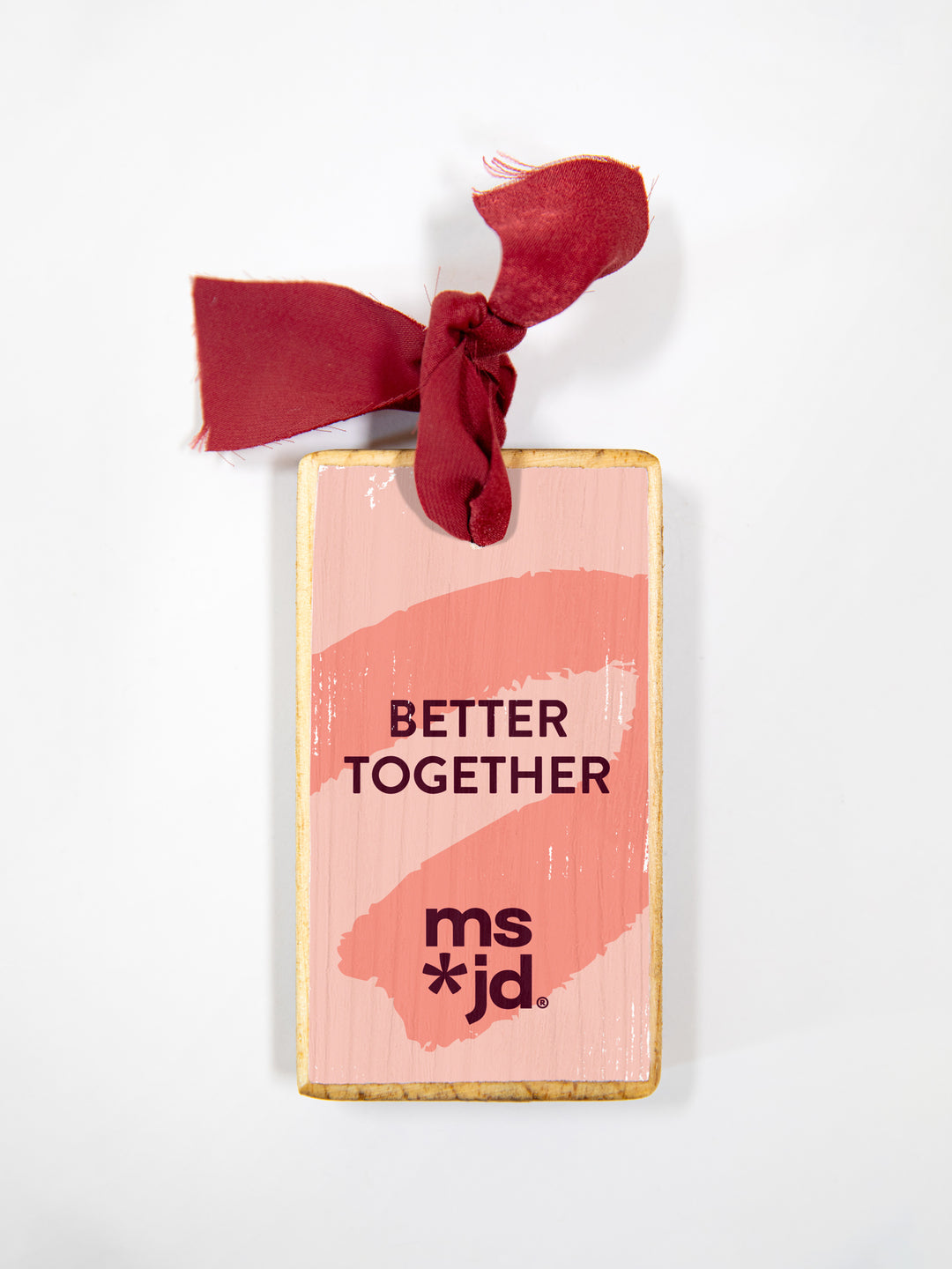 Ms. JD Motivational Sayings Wood Ornament