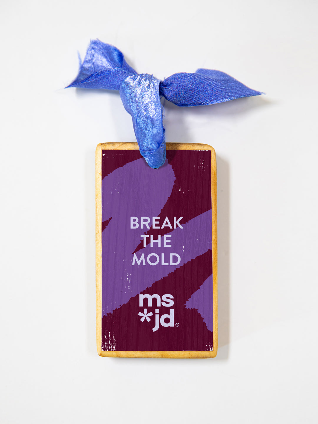 Ms. JD Motivational Sayings Wood Ornament