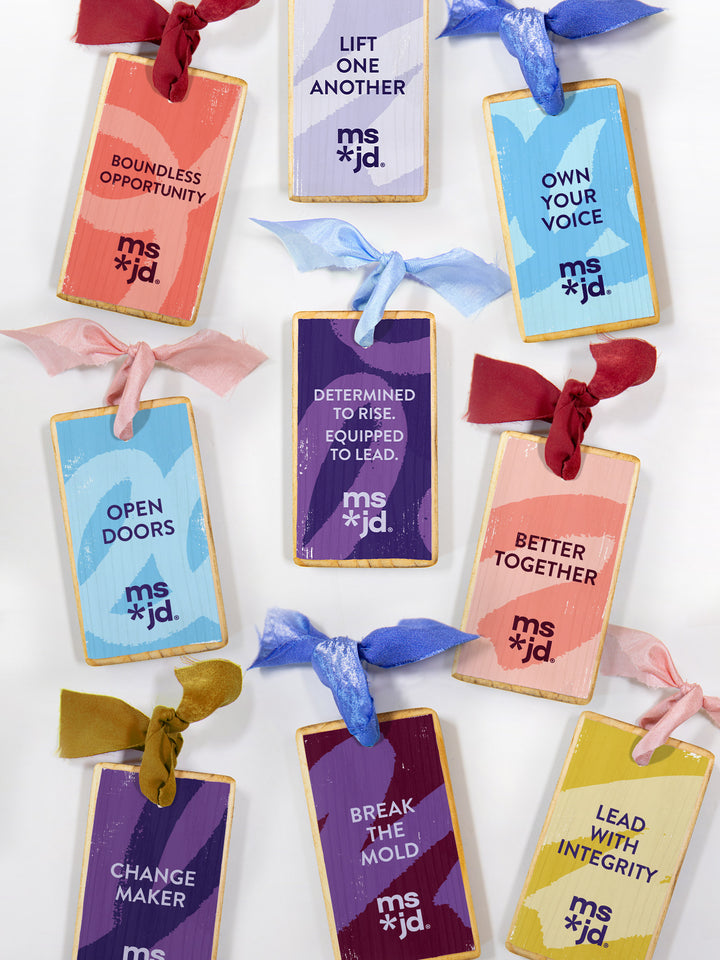 Ms. JD Motivational Sayings Wood Ornament
