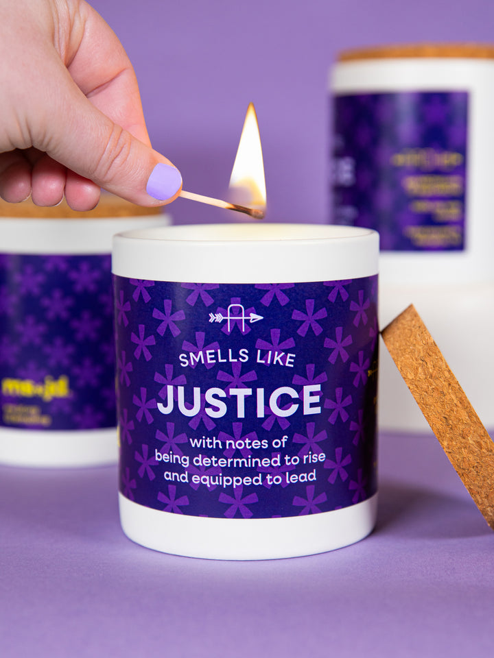 Ms. JD Smells Like Justice Candle