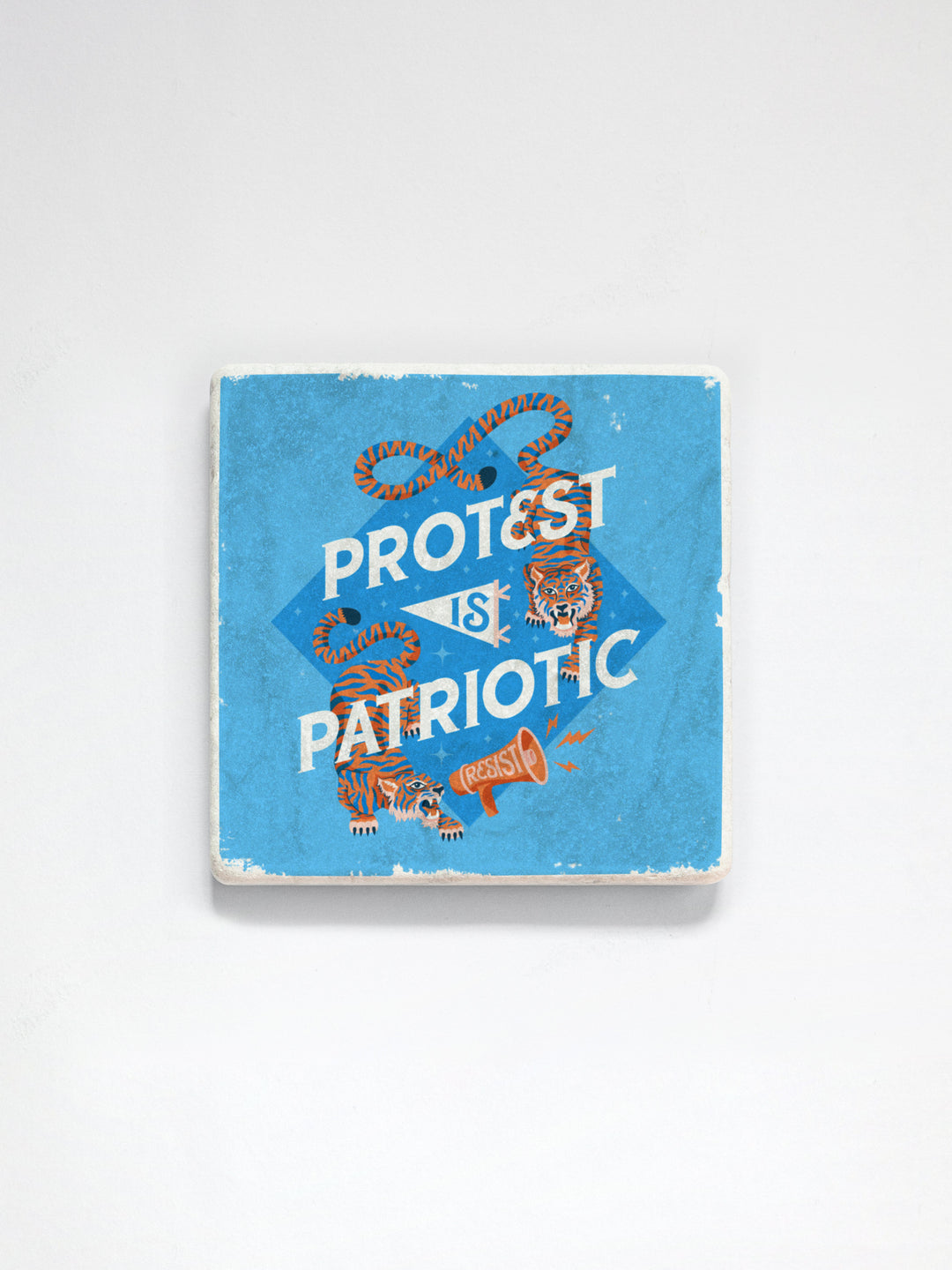 Protest Art, Individual Marble Coaster