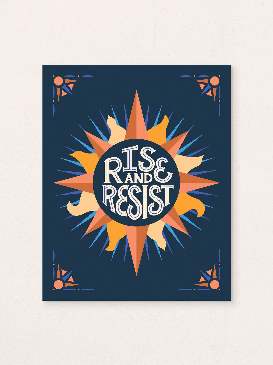 Rise and Resist, Illustrated Art Print