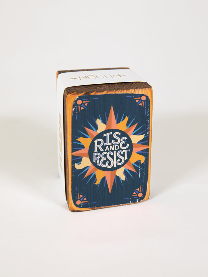 Resistance Collection, Single Wood Bookend