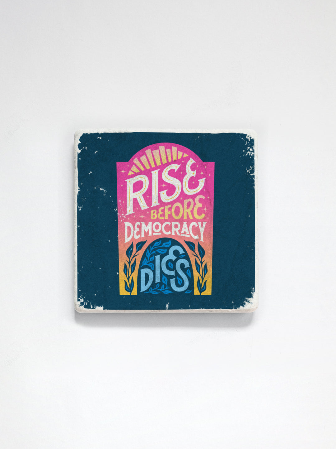 Protest Art, Individual Marble Coaster