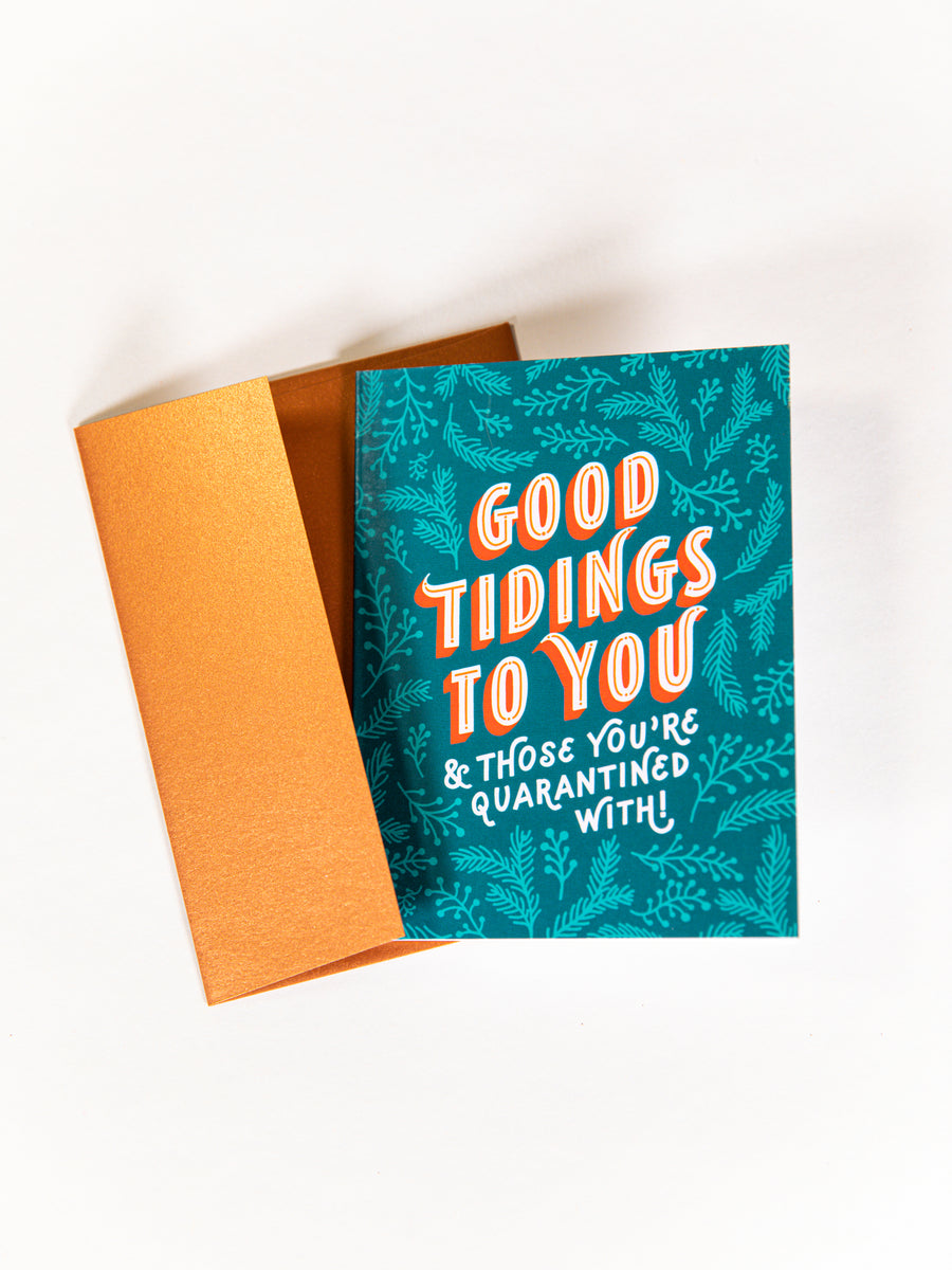 Good Tidings To You Holiday Greeting Card Or Set Of 8 – Archd