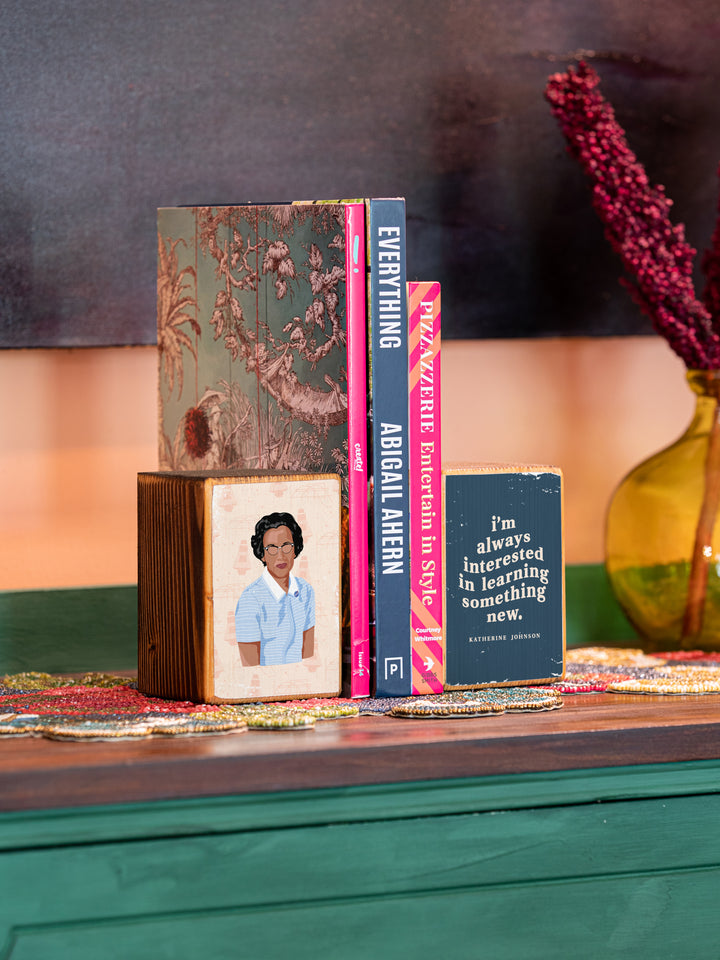 katherine johnson quote bookend i&