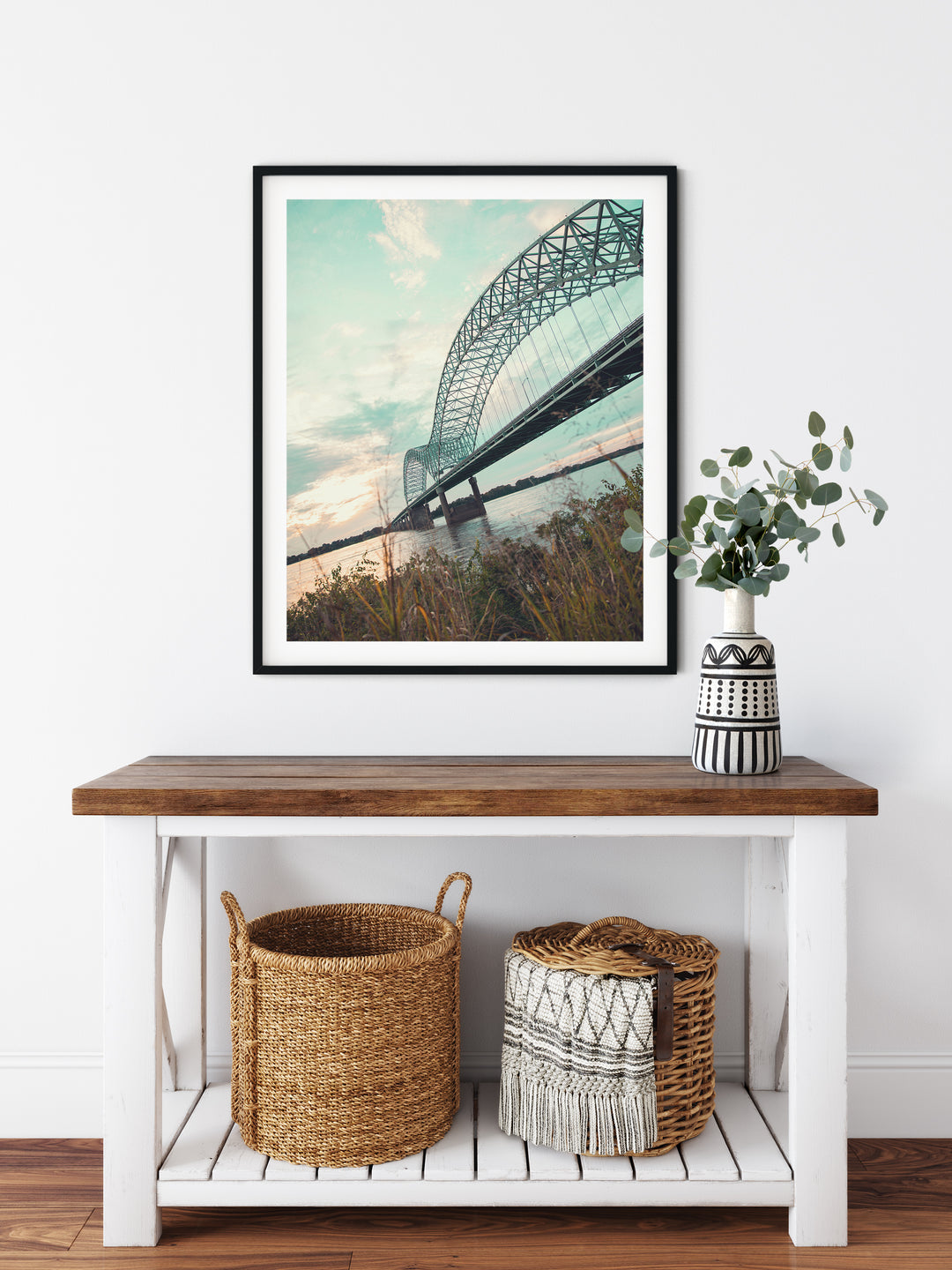 Daytime Memphis bridge photography print