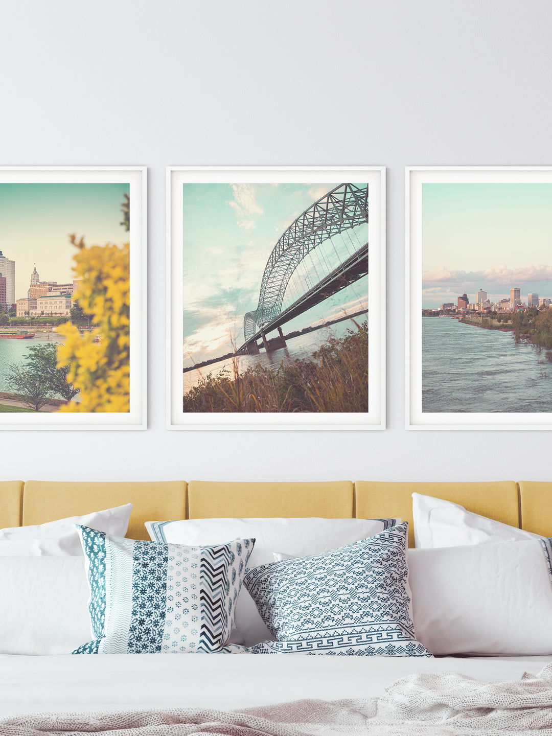 Daytime Memphis bridge photography print