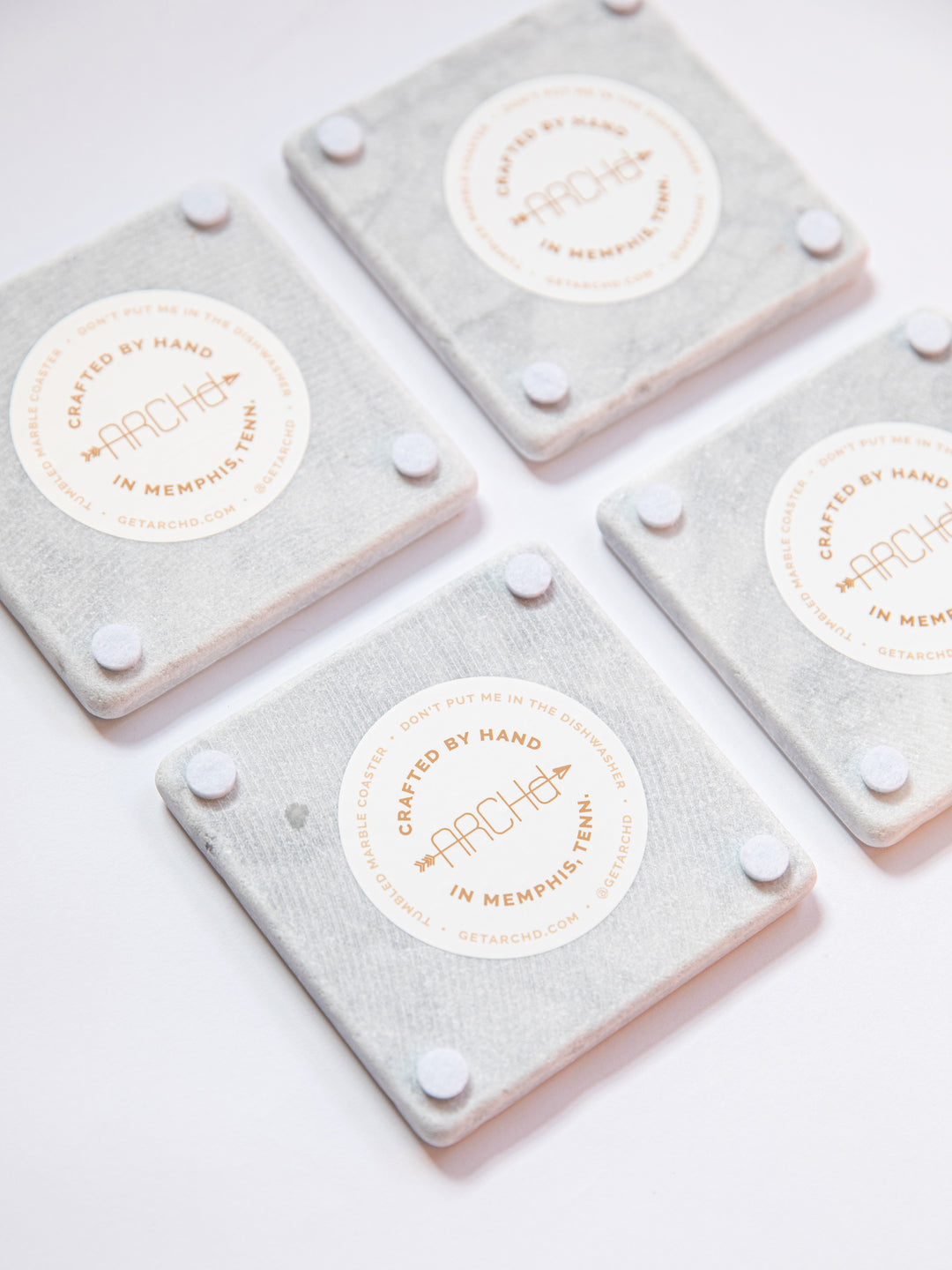 Feminist Iconic Women Quotes - Build Your Own Marble Coaster Set of 4