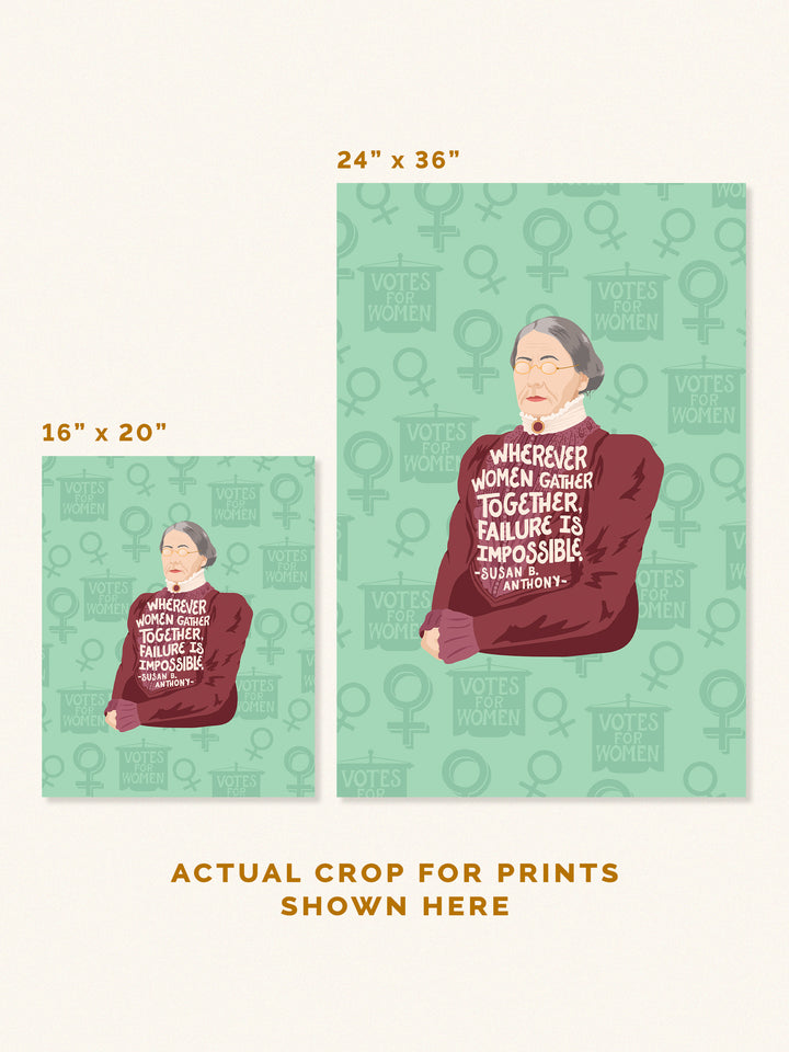 poster size references. Susan B Anthony art