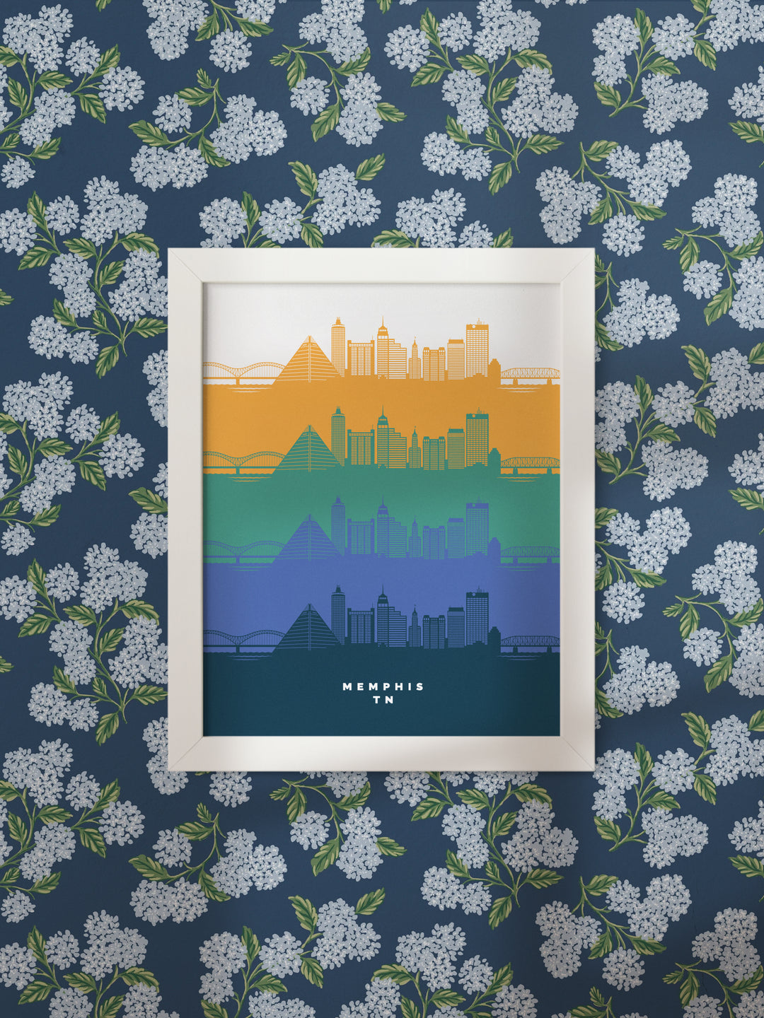 Memphis, Tennessee, skyline art print