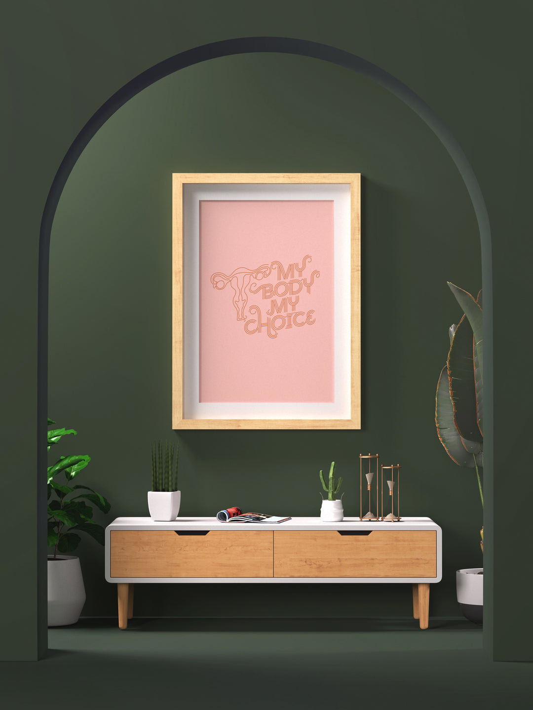 My Body My Choice poster print